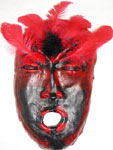 mask on face