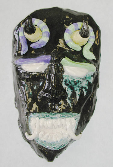 mask on face