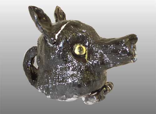 wolf teapot