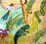 rainforest painting 4